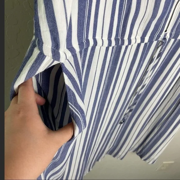 Torrid Blue Nautical Striped Dress - Picture 14 of 15